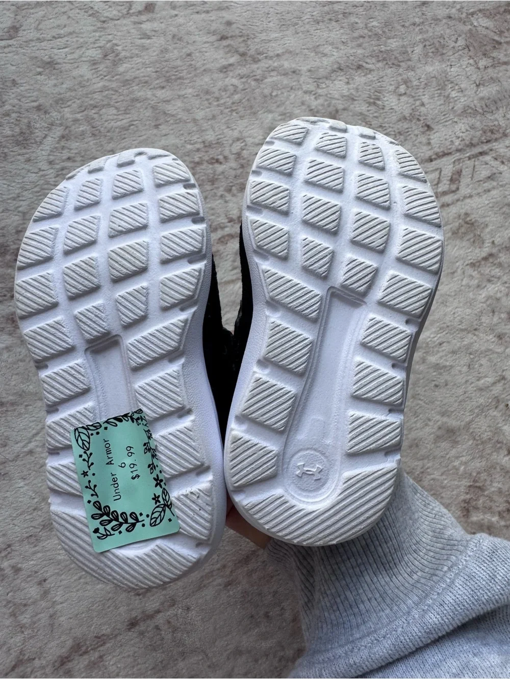 Under Armour Boys Tennis Shoes 6 Toddler